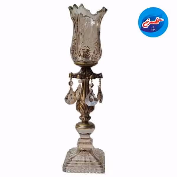 شمعدان کریستال شامپاینی خورشیدی