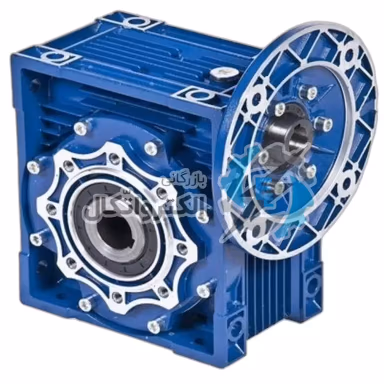 گیربکس حلزونی چینی سایز 90 ورودی 24 خروجی 35 میلیمتر، فلنج 90B5