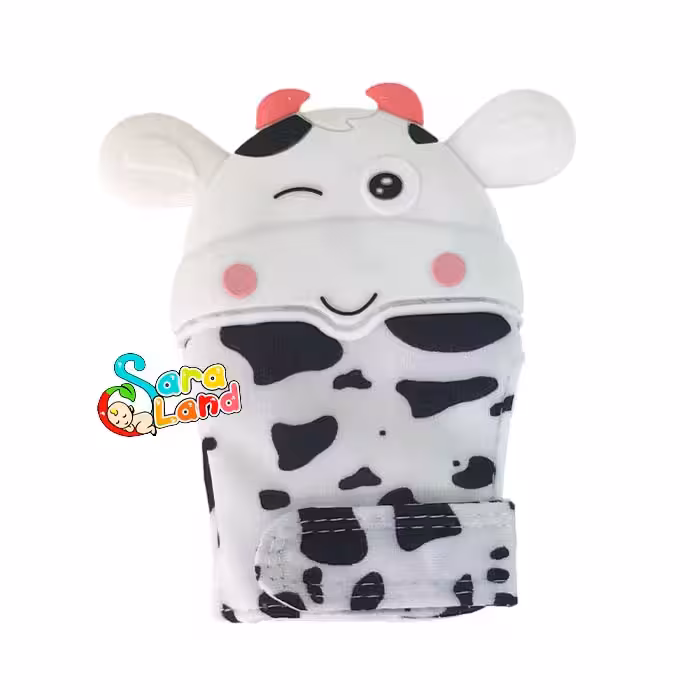 دستکش دندانگیر سیلیکونی طرح گاو