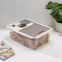 باکس درب کشویی دریچه دار  elit فولی لایف 12 لیتر کد 9998