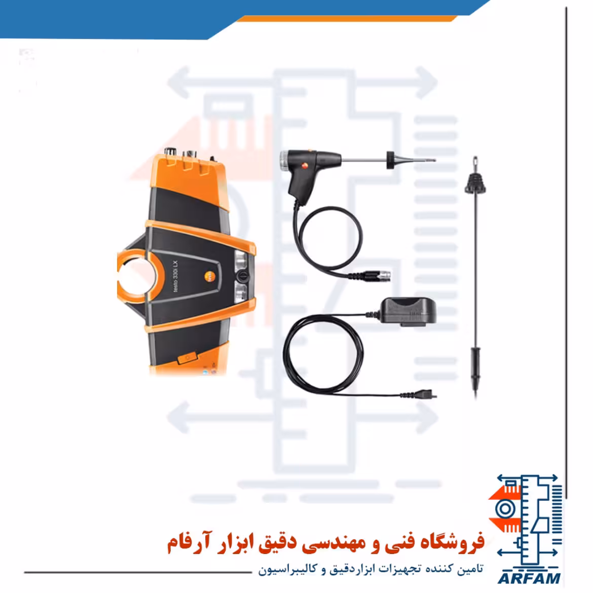 انالایزر گاز احتراق تستو با سنسور های LongLife تستو TESTO 330i