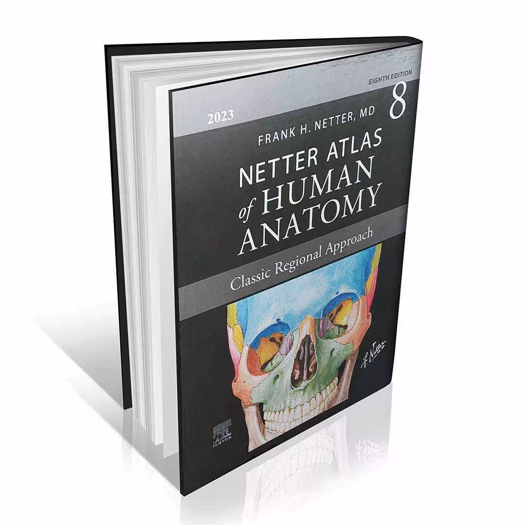 اطلس آناتومی نتر Atlas Of Human Anatomy Netter 2023 (همراه E_Appendix )