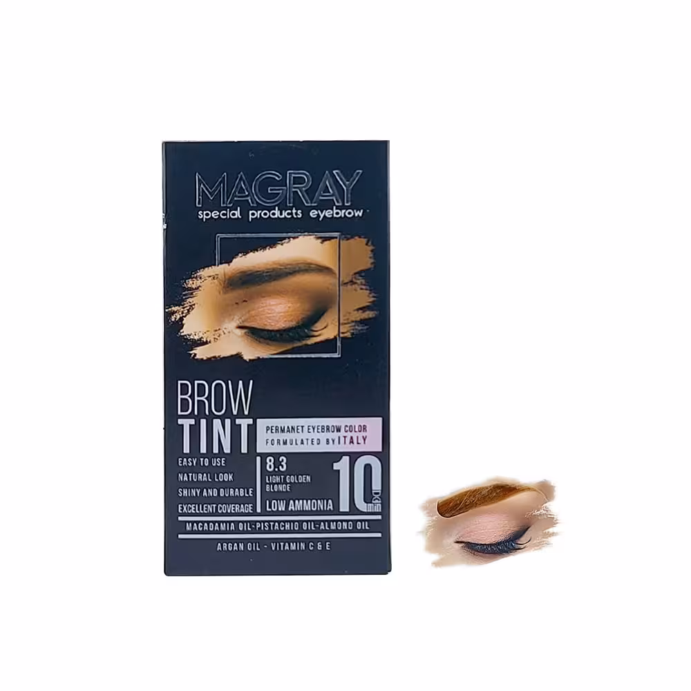 کیت رنگ ابرو حرفه ای ماگرای شماره 8.3 بلوند طلایی روشن