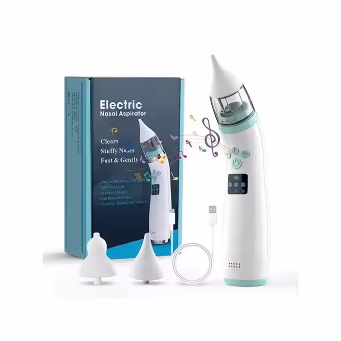 پوآر بینی برقی نوزاد موزیکال همراه با سری یدکی