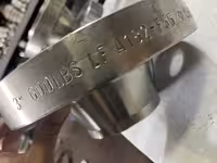 فلنج گلودار "3 ریس فیس  سوپر دابلکس کلاس 600LBS  از جنس   SA182/F55