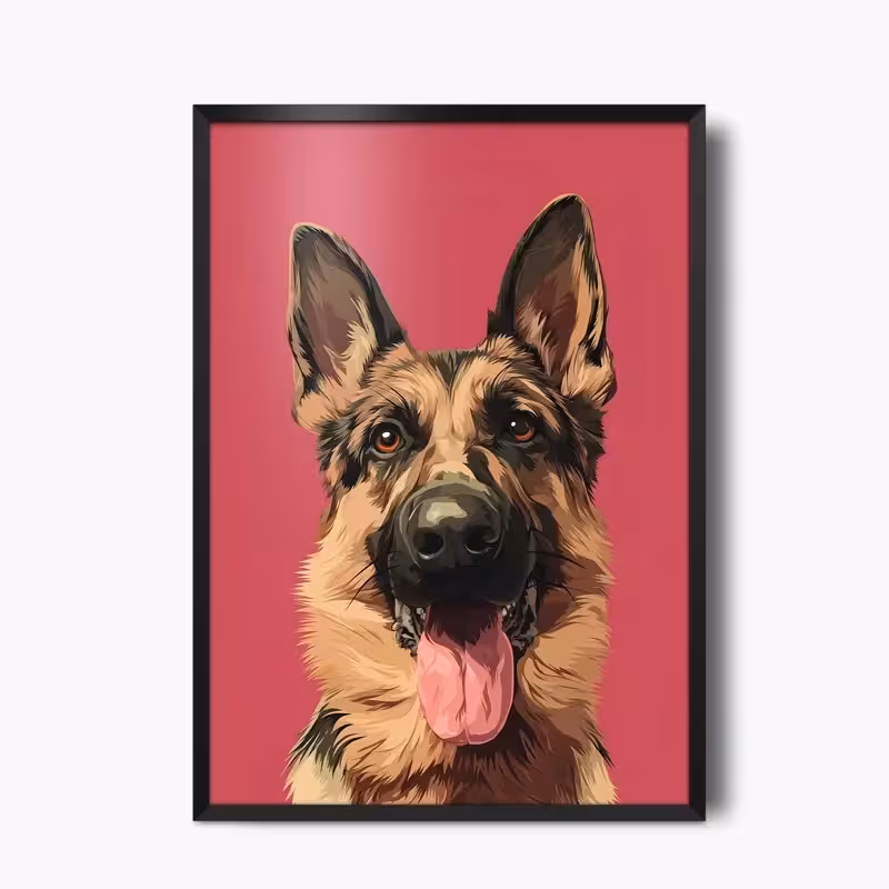 تابلو سگ (Dog)