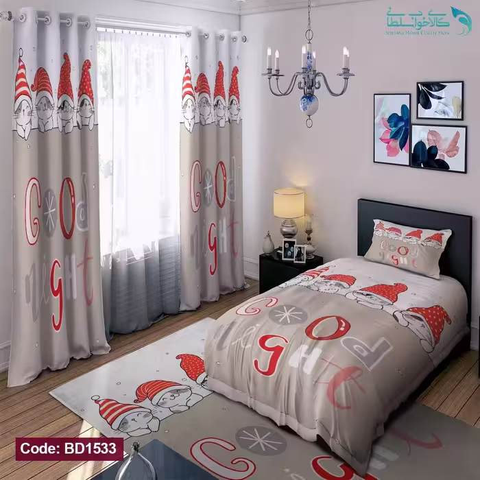 روتختی طرح شب بخیر یکنفره کد BD1533