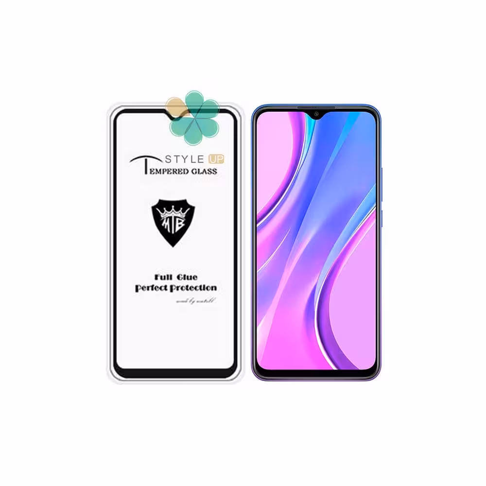 گلس میتوبل گوشی شیائومی Xiaomi Redmi 9 Prime مدل تمام صفحه