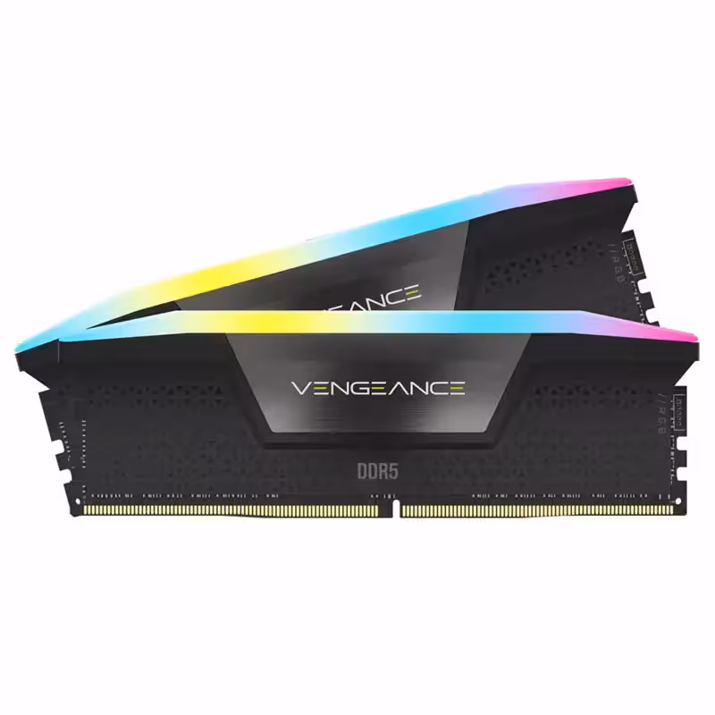 رم کامپیوتر Corsair Vengeance RGB DDR5 32GB 5200MHz CL40 Dual