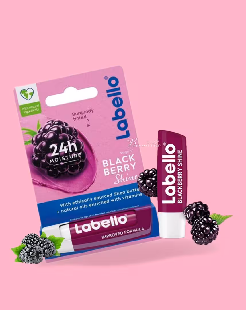 بالم لب لابلو LABELLO مدل BLACKBERRY SHINE حجم4.8g سری جدید اصل آلمان | بیوتلا