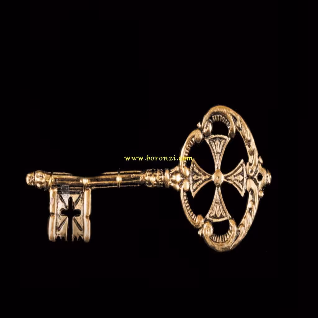 جا کلیدی برنزی طرح کلید