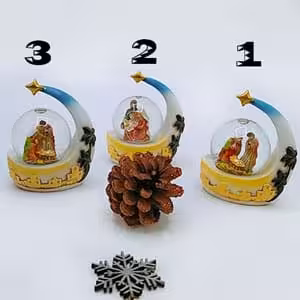 گوی شیشه ای کریسمس مریم مقدس