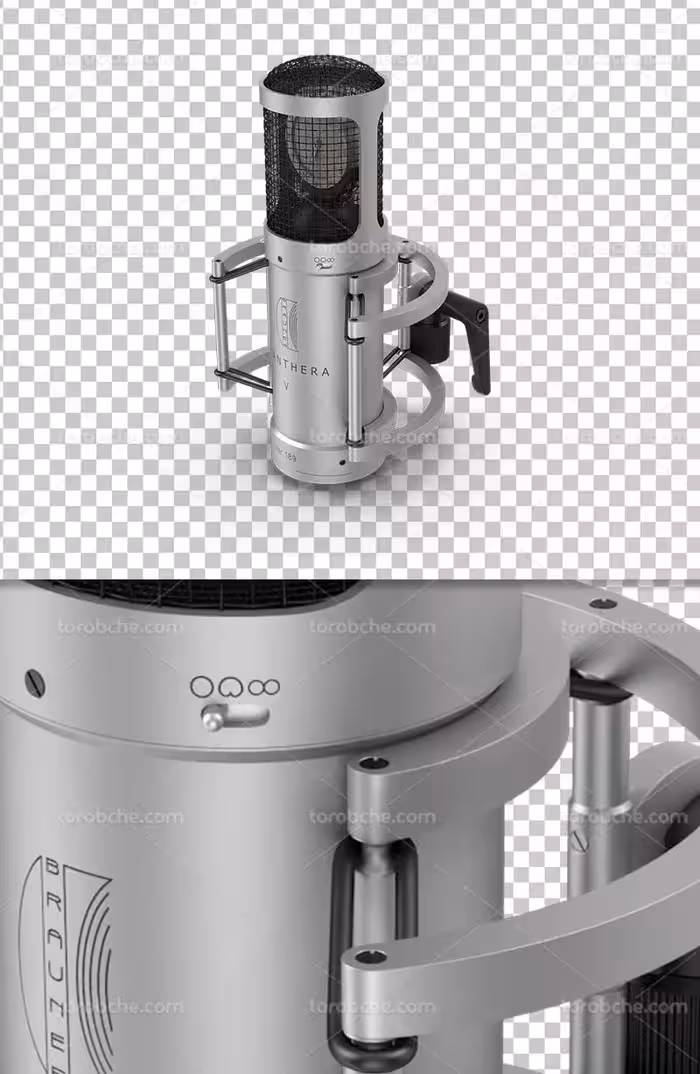 عکس دوربری میکروفون استدیویی | گرافیک با طعم تربچه