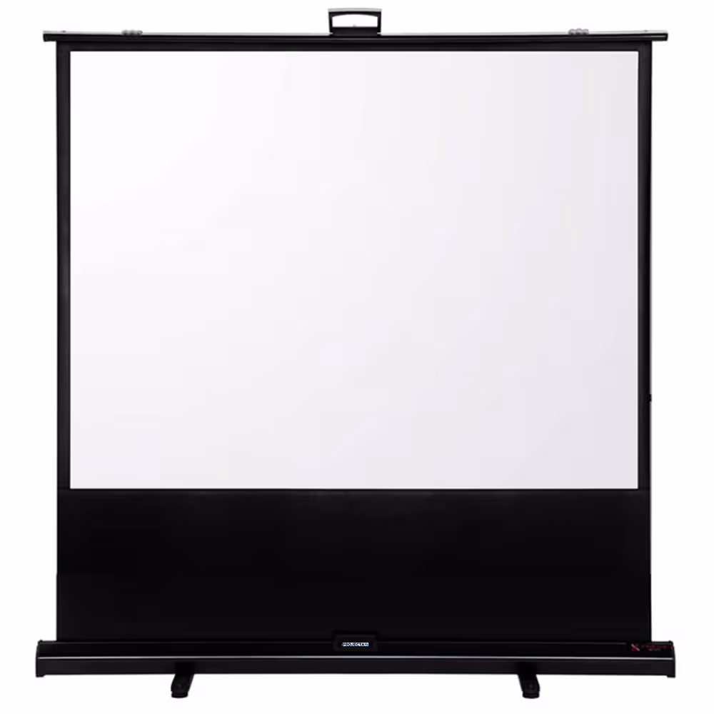 پرده نمایش پرتابل از کف بازشو دستی پروجکتا 100 اینچ