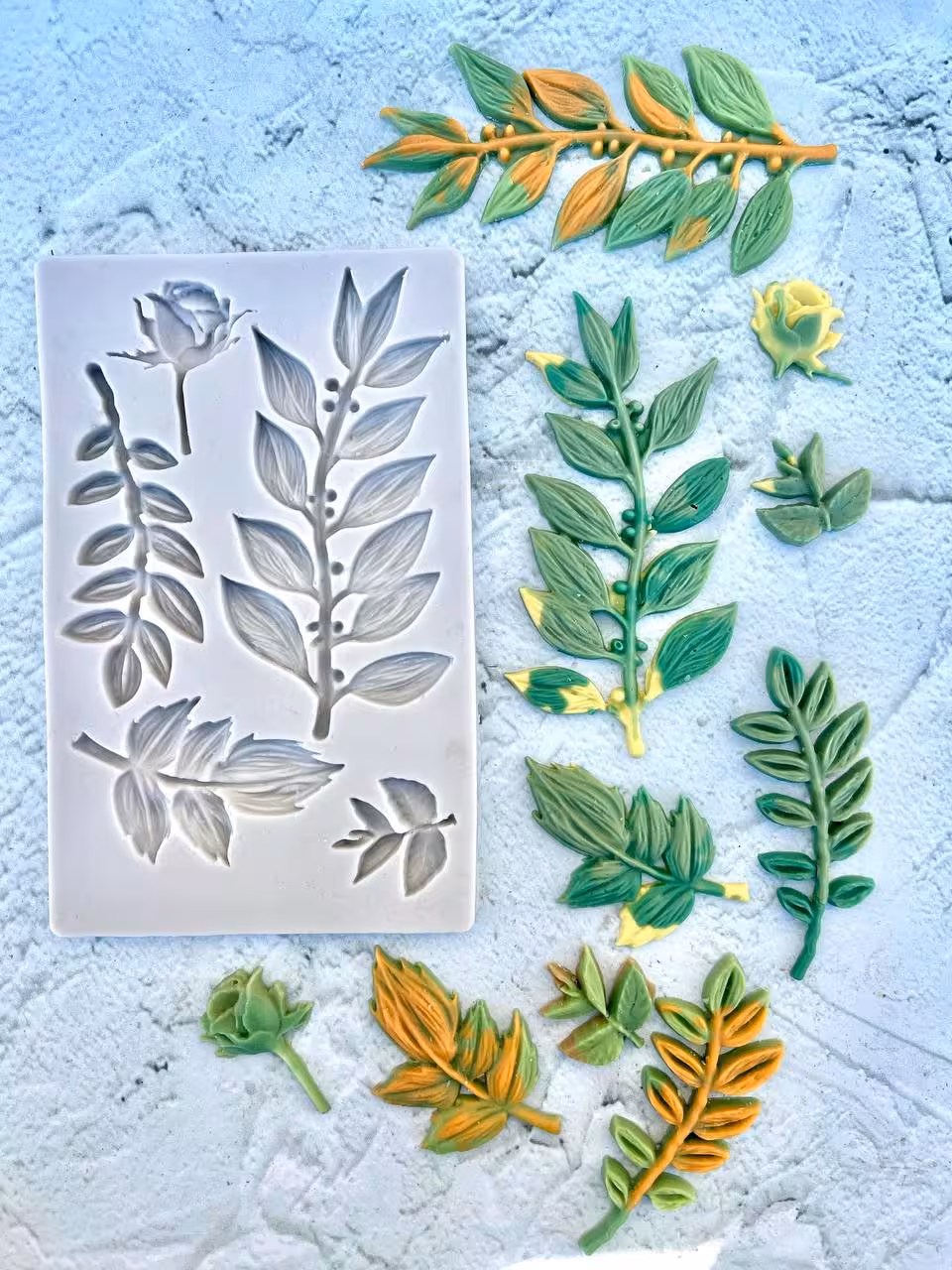 قالب سییلیکونی برگ های بزرگ