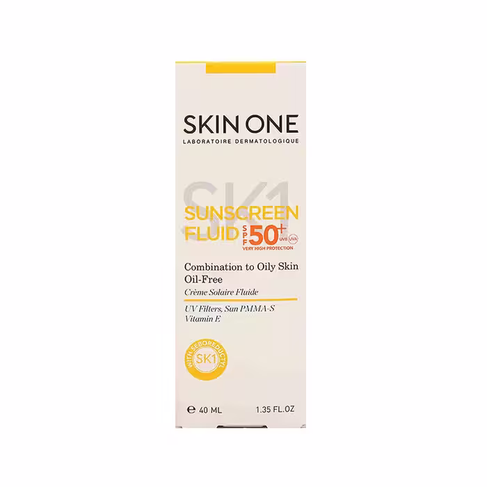 اسکین وان ضد آفتاب فلوئید بی رنگ فاقد چربی spf 50