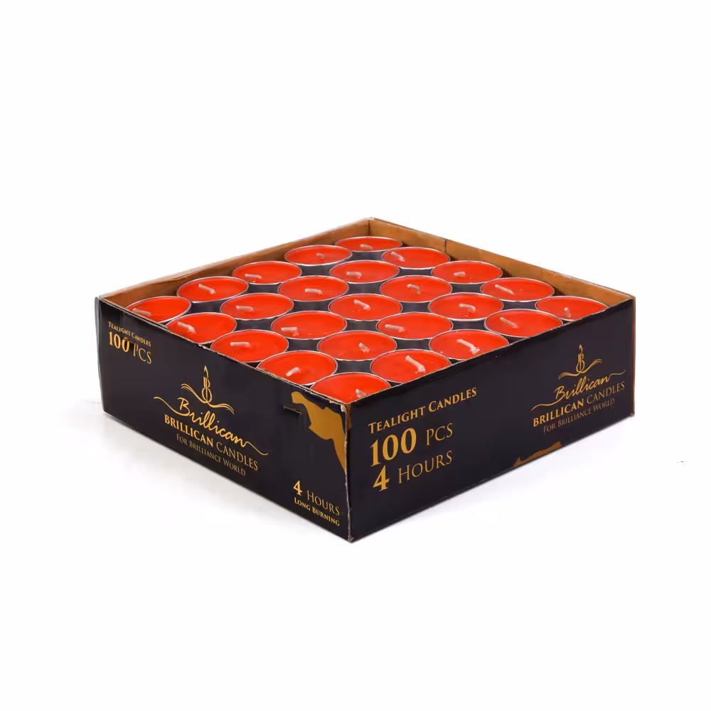 شمع وارمر قرمز بسته 100 عددی