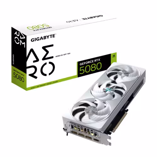 کارت گرافیک گیگابایت GeForce RTX 5080 AERO OC SFF 16GB (آکبند-گارانتی اصلی)