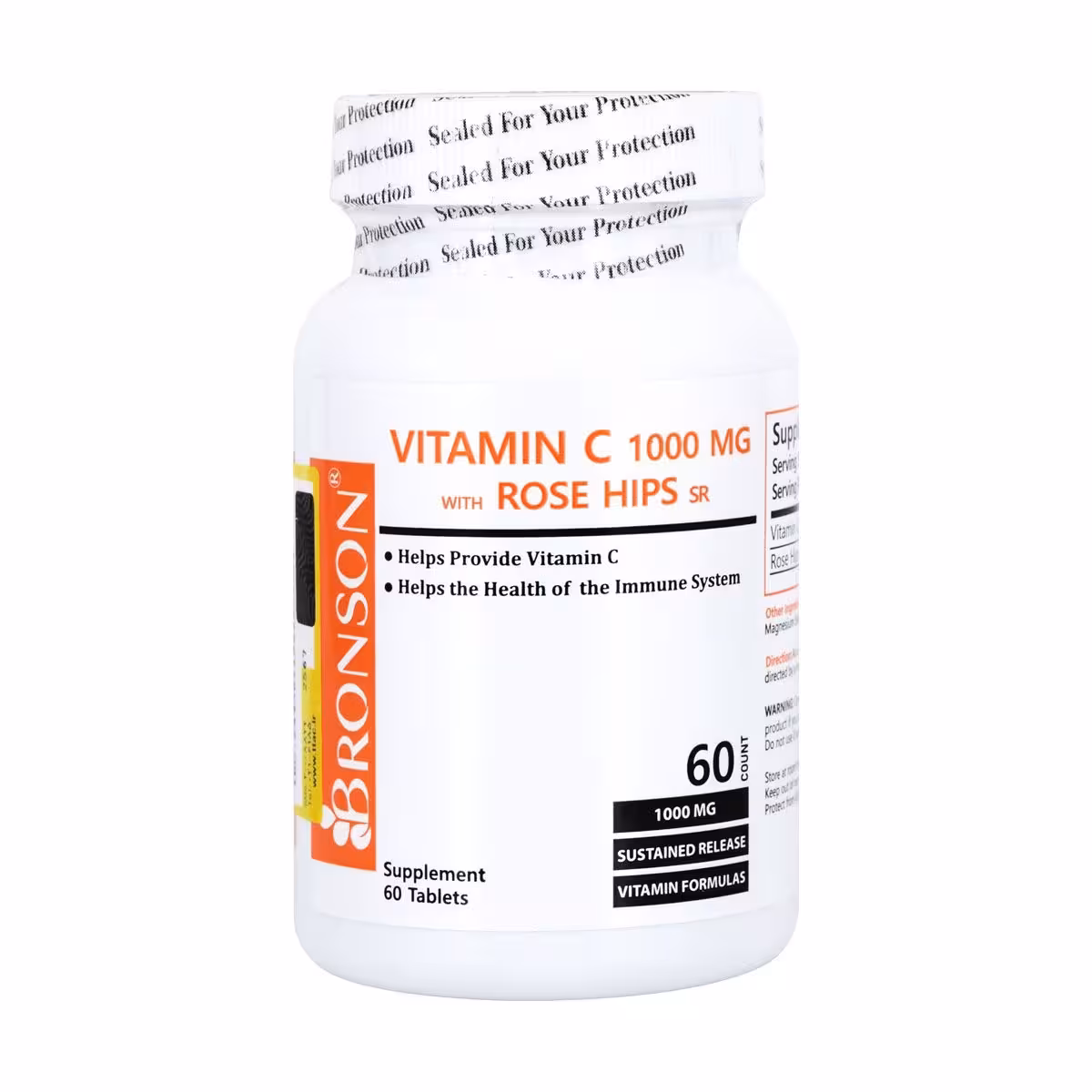 قرص ویتامین سی 1000 میلی گرم و رزهیپ برونسون (60 عدد)