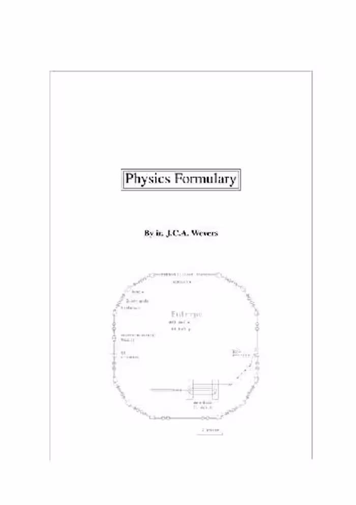 خرید و دانلود نسخه کامل کتاب Physics Formulary