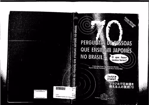 خرید و دانلود نسخه کامل کتاب 70 perguntas de pessoas que ensinam japonês no Brasil