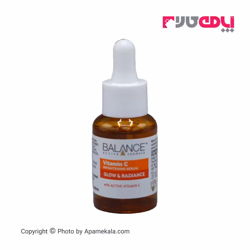 سرم روشن کننده و شفاف کننده بالانس مدل Vitamin C حجم 30 میلی لیتر