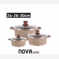 سرویس قابلمه 6 پارچه مدل Zio Z-8400-30، نچسب