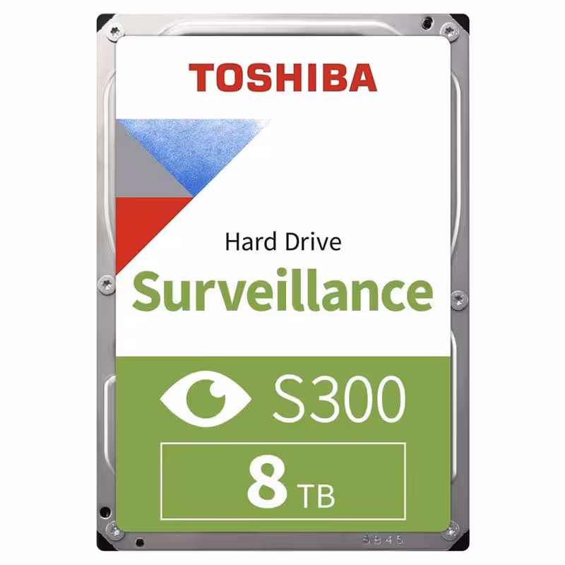 هارد دیسک اینترنال توشیبا مدل S300 Surveillance با پارت نامبر HDTW380 ظرفیت 8 ترابایت