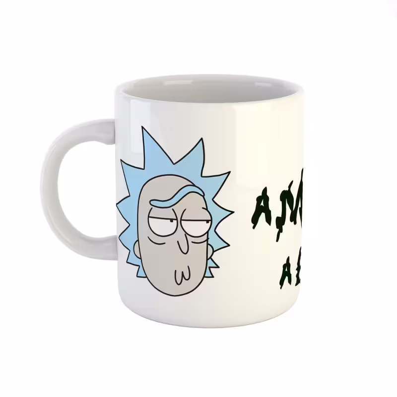 خرید ماگ-لیوان  اسم امیرعلی  rick and morty کد 849