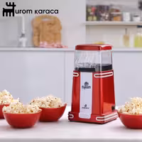 پاپ کورن ساز برقی کاراجا Retro قرمز