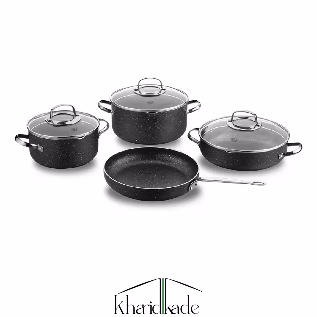 سرویس قابلمه 7 پارچه گرانیتی کرکماز A1371 (اصلی) مدل گلکسی