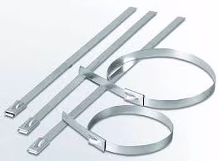 بست کمربندی 4.8x400 از جنس استیل
