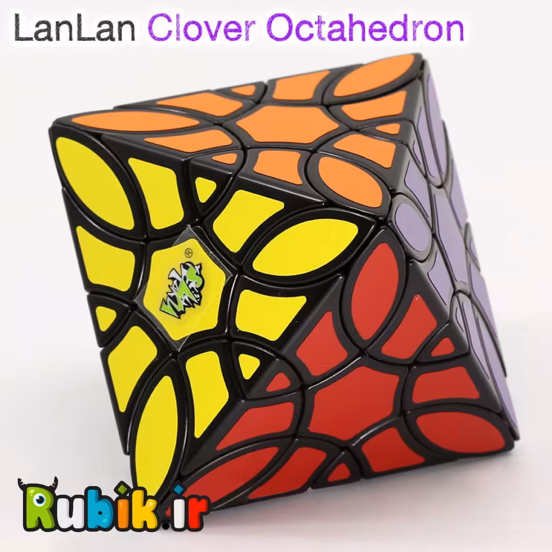 مشکی-8سطحی کلاور لن لن LanLan Clover octahedron
