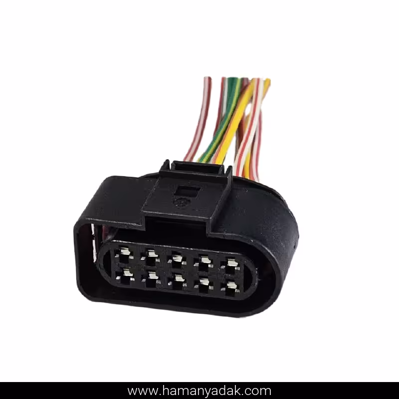 سوکت 10 فیش چراغ جلو MVM برند BBZ