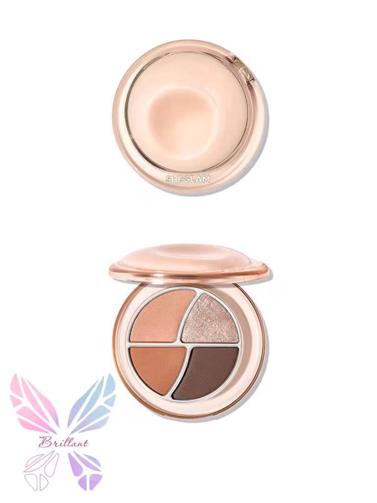 مینی پالت سایه چشم 4 رنگ شیگلم مدل Teddy Meringue
