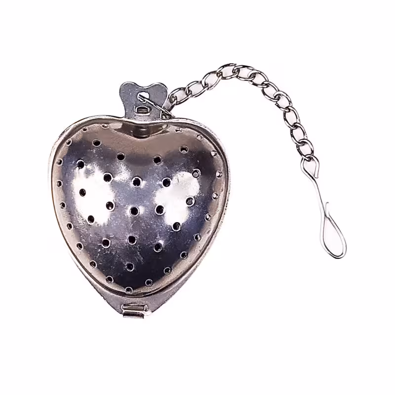 صافی چای زنجیردار مدل heart