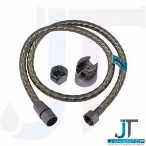 شیلنگ توالت فنری موج دار کروم (مدل سوئدی) کهن