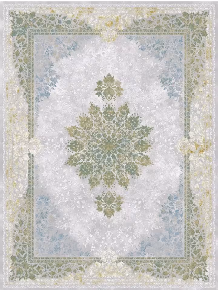 فرش ماشینی کاشان700شانه تراکم 2550صددرصد اکرولیک mg