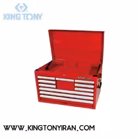 جعبه ابزار رومیزی 10 کشویی با قفل مرکزی