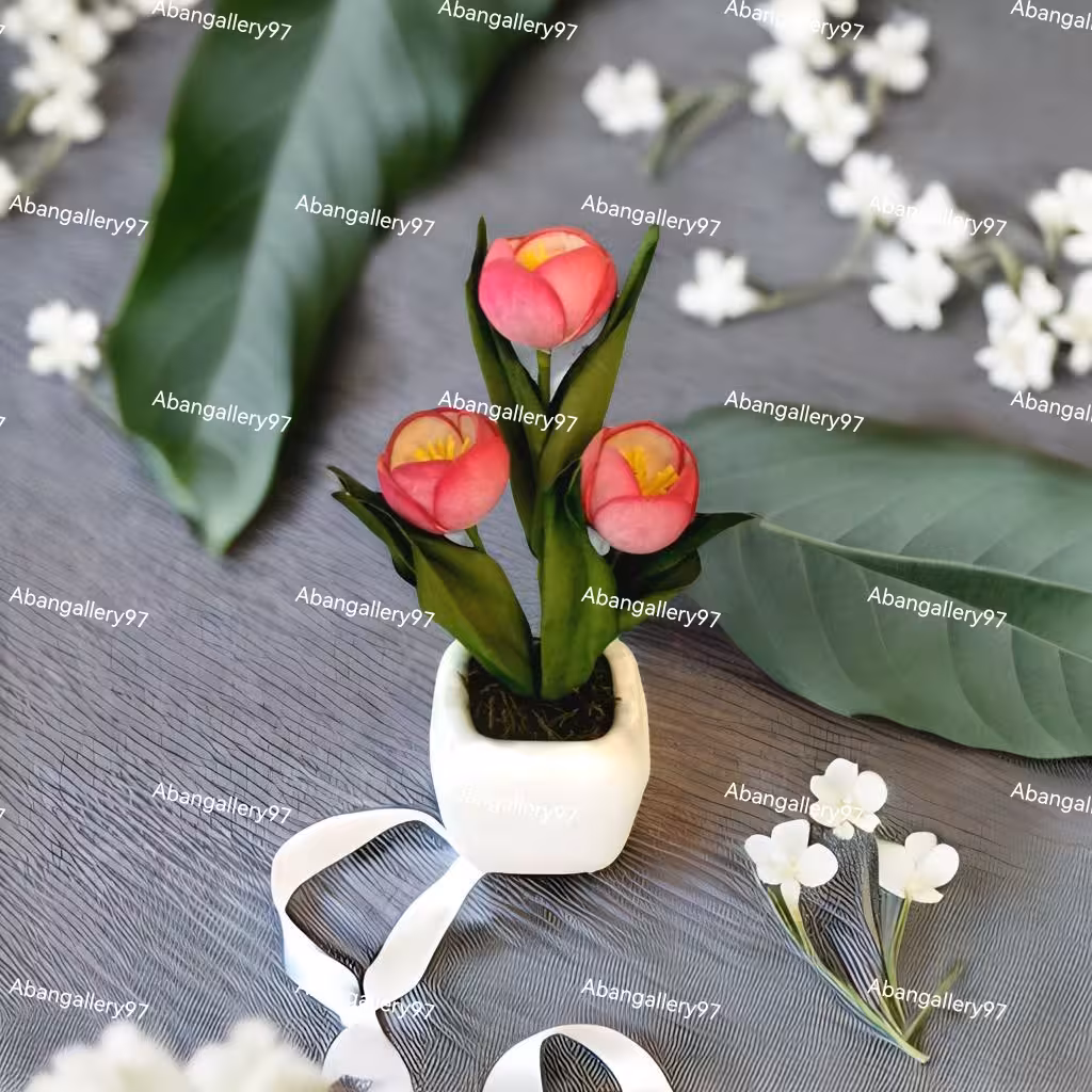 گل و گلدان مصنوعی