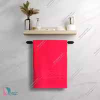 حوله استخری طرح آرام رنگ سرخابی