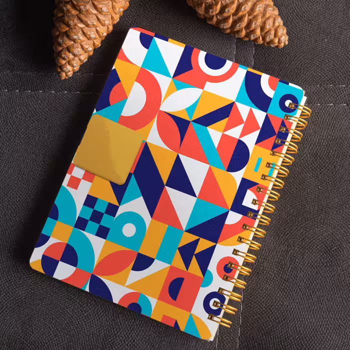 دفتر یادداشت طرح هندسی