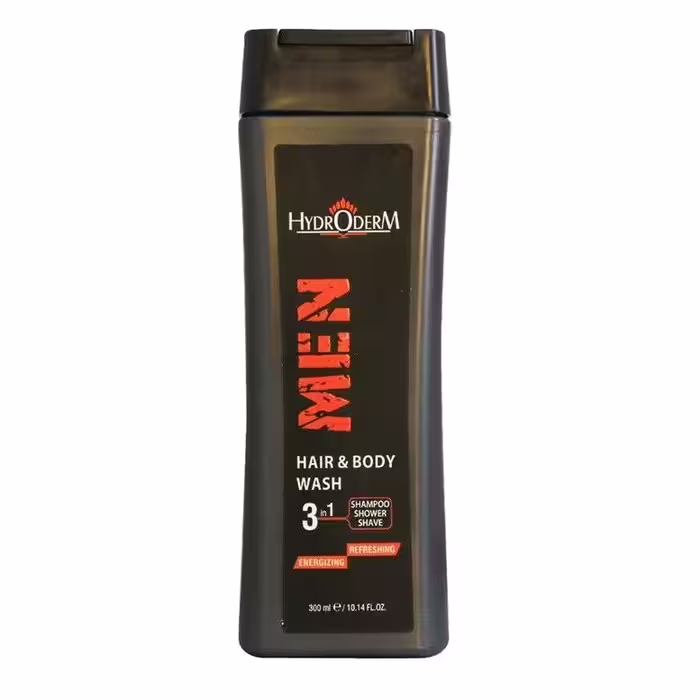 شامپو سر و بدن آقایان هیدرودرم مدل Energizing refreshing (300 میل)