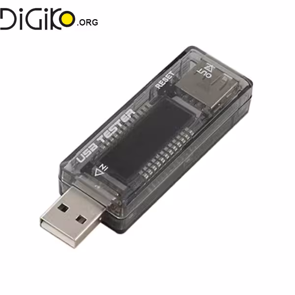 نمایشگر ولتاژ ، جریان و میزان شارژ انجام شده USB