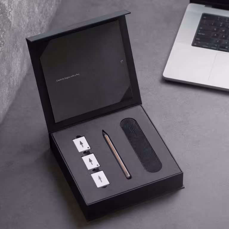 ست مداد آلومینیومی استیل فرم ایون اسنشیال مشکی STILFORM Aluminium AEON pencil Essential set black warp