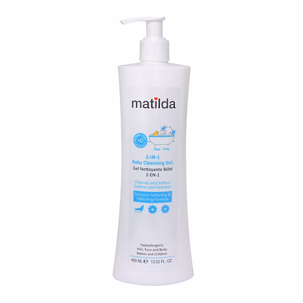 ژل شستشوی پمپی کودک 2 در 1حجم 200 میلی لیتر ماتیلدا Matilda