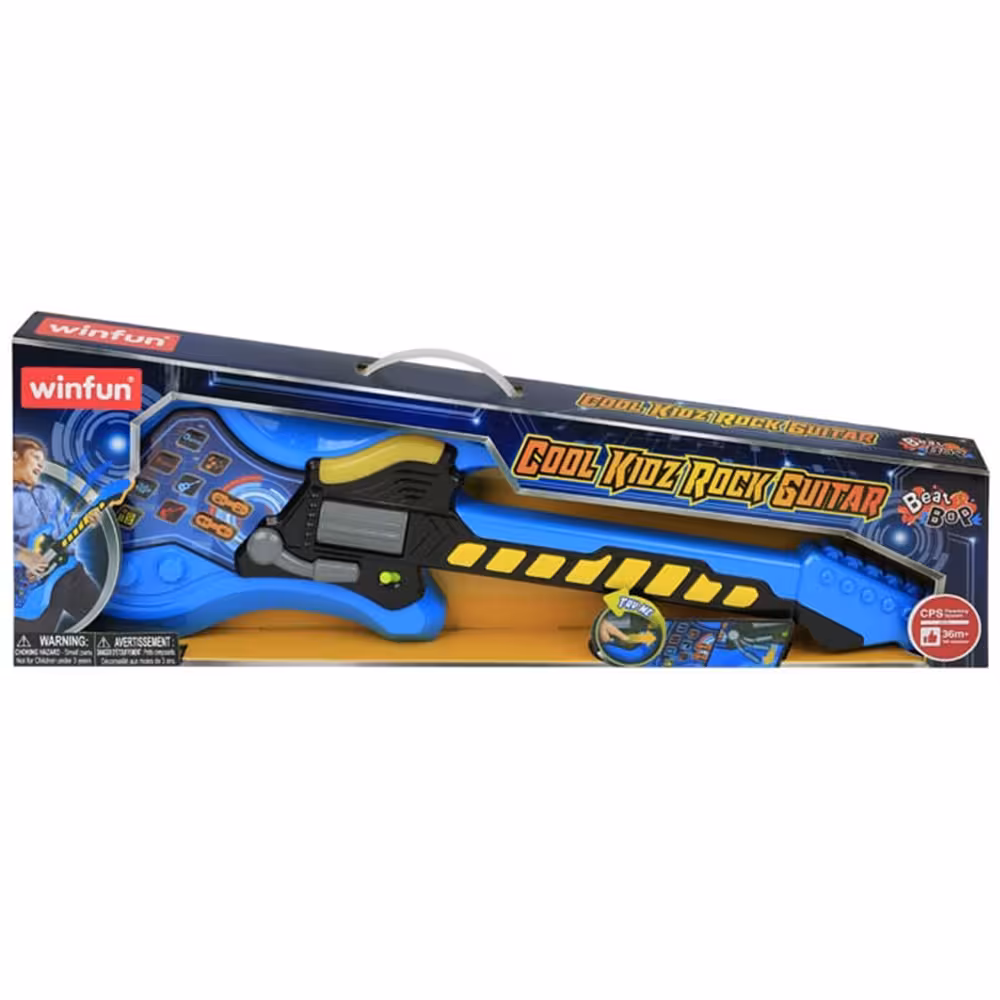 گیتار راک آبی winfun