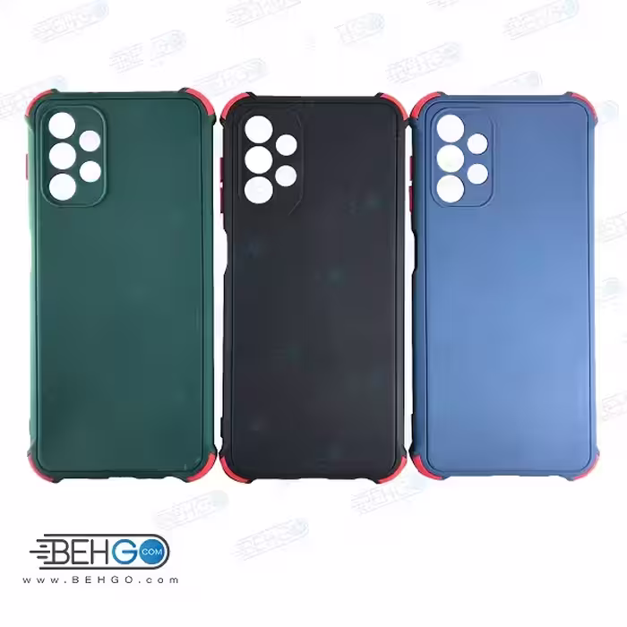 قاب سامسونگ A13 4G کاور مدل ژله ای دکمه رنگی کد p8560