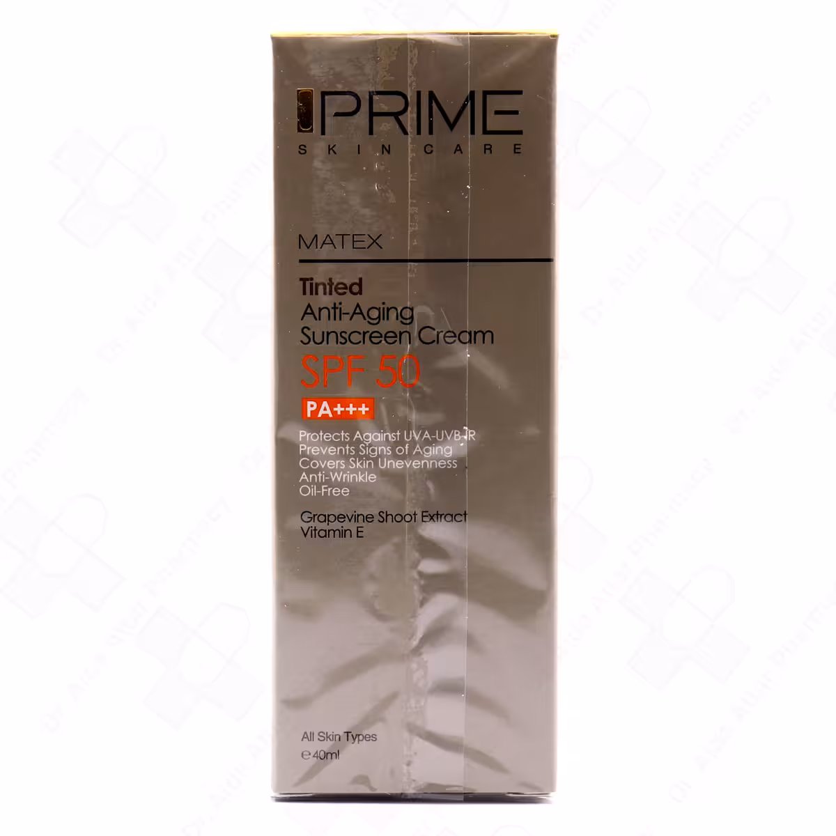 کرم ضد آفتاب جوان کننده پریم SPF50 رنگی