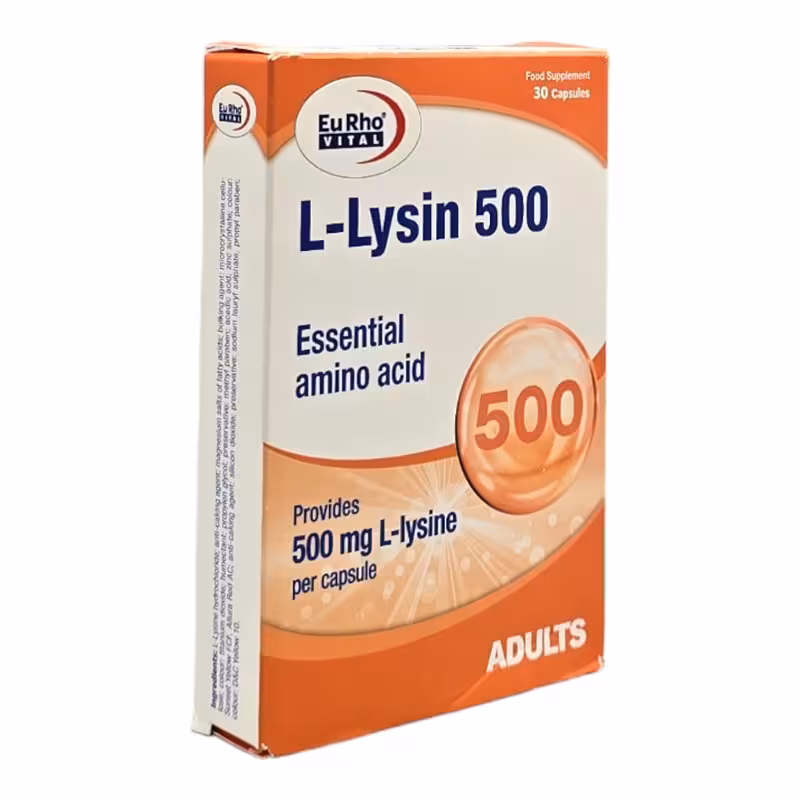 کپسول ال لیزین 500 میلی گرم یوروویتال 30 عدد